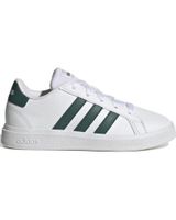 de adidas deportivo ninos gran court 2 0 k -verde ig4830 blanco