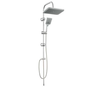 Sistema De Ducha Con Cabezal De Ducha Cromado Acero Inoxidable Vidaxl