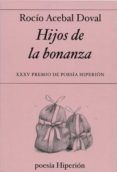 hijos de la bonanza xxxv premio de poesia hiperion