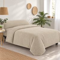 donegal collections - funda nordica coralina lisa invierno 200gr - 2 piezas - disponible para camas de 90cm 105cm 135cm 150cm y 180cm - beige gris rosa y azul