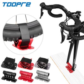 Soporte de Horquilla Delantera para Bicicleta TOOPRE, Soporte Trasero para Rueda, Soporte de Techo para Coche con Liberación Rápida, Soporte de Estacionamiento para Vehículo con Eje Pasante