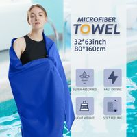toalla de microfibra de secado rapido toalla de viaje toalla deportiva toalla de playa a prueba de arena toalla ligera suave para nadar yoga gimnasio