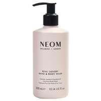neom wellbeing london scent to de-stress real luxury body and hand wash 300ml