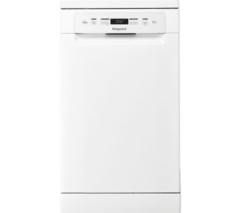 HOTPOINT HSFC 3M19 C Slimline Dishwasher - White, White