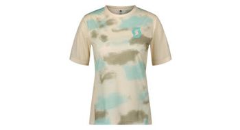 Maillot de manga corta scott  p   strong trail vertic  strong   p beige verde para mujer