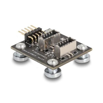 Adaptador Delock 67176 USB header 9 pines a USB Type-E interno magnético
