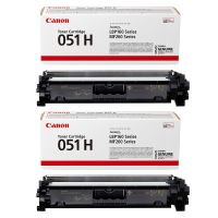 canon 051h 2169c002 black original toners twin pack 2 pack