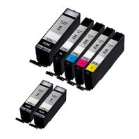 compatible multipack canon pixma mg6851 printer ink cartridges 7 pack -0331c001