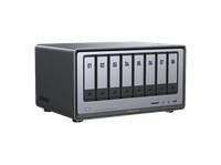 servidor nas - ugreen dxp8800 plus ssd 208tb 10 gbits 8 bahias procesador intel core i5 de 12 generacion gris