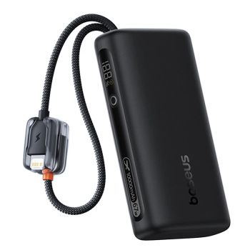Baseus EnerFill FC41 67W 36Wh 10000mAh banco de energía con pantalla digital viene con cable USB-C e IP fuente externa d