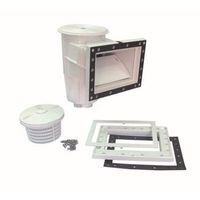 skimmer en abs blanco boca estandar y tapa cuadrada