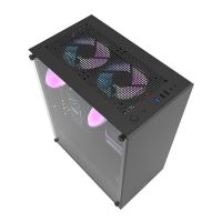 caja pc darkflash dk100 negra torre media atxm-atxitx