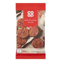 co op dark chocolate chunks