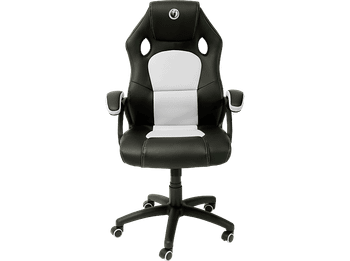 Silla gaming - Nacon CH-310, Ergonómico, Altura regulable, Máximo 110 kg, 5 ruedas, Blanco