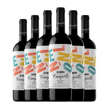 Campillo Vino Tinto El Niño Rioja 75 Cl 14% Vol. (pack De 6 Unidades)