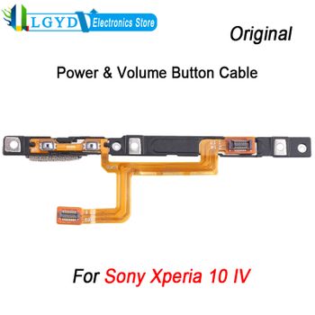 Pieza de repuesto de Cable flexible para Sony Xperia 10 IV, botón de encendido y botón de volumen