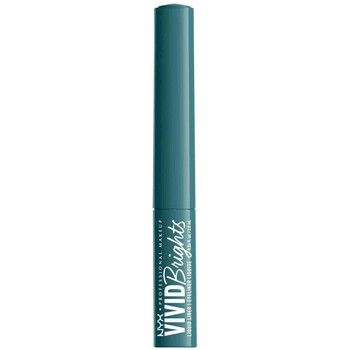 Nyx Professional Make Up Eyeliner Matte Liquid Eyeliner Vivid Brights - 01 Cyan Simp para mujer