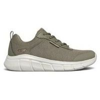 skechers zapatos de tacon waterproof bobs sport b flex verde para mujer