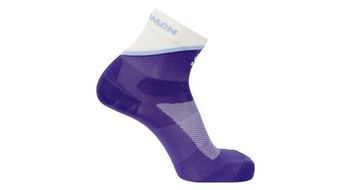 Calcetines salomon pulse ankle azul blanco