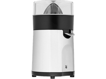 Exprimidor - WMF Stelio, Potencia 85 W, 2 Conos diferentes, Start-Stop automático, Sistema antigoteo, Cromargan Acero Inoxidable