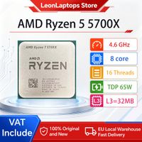 procesador amd ryzen 7 5700x r7 5700x 46 ghz 8 nucleos 16 hilos 65w cpu 7nm l3  32m socket am4 procesador para juegos pero sin enfriador