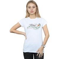 dessins animes camiseta let the hunt begin para mujer