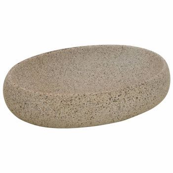 Lavabo Sobre Encimera Ovalado Cerámica Arena 59x40x15 Cm Vidaxl