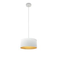 colgante anuska 1xe27 blancoblanco-oro regx30x30 cm