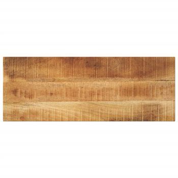 Tablero Mesa Rectangular Madera Maciza Mango Rugosa 70x40x2,5cm Vidaxl