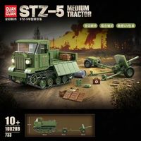 bloques de construccion de modelo de camion y artilleria stz-5 quanguan 100289 733 piezas juguete coleccionable de ladrillos para armar