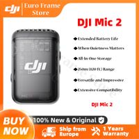 microfono inalambrico dji mic 2 con cancelacion de ruido inteligente flotador de 32 bits grabacion interna sonido optimizado rango m