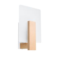 lampara de pared madera natural maderavidrio alt 31 cm