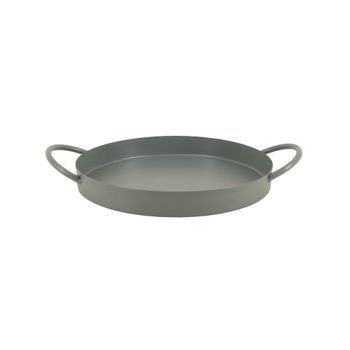 Bandeja de hierro con 2 asas 25cm