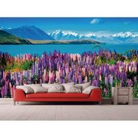 fotomural vinilo campos de lavanda 500 x 300 cm