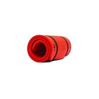 bootymats pilates pro - esterilla extra acolchada de gran tamano ideal para ejercicios de pilates medidas 180x60 cm rojo