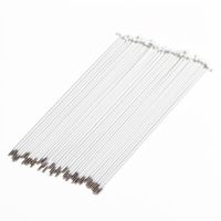 source stainless spokes 40 pack - white 188mm
