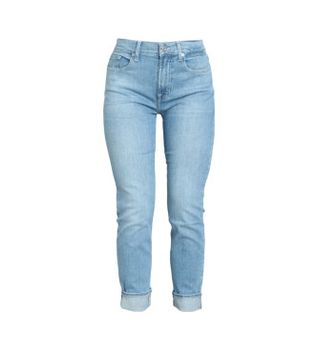 7 For All Mankind para mujer. 7U219C12BOO Jeans Relaxed Skinny Bloom azul (30), Casual, Algodón, Denim