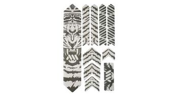 All mountain style honeycomb xl 10 pcs frame guard kit   tiger   clear