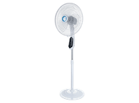 ventilador de pie - ok otf 405526 es 55w 3 velocidades piemesapared oscilacion altura ajustable mando a distancia temporizador blanco