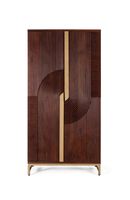 mueble bar en madera de mango y metal 179 cm alto