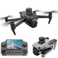 cdrc v918 max gps 5g wifi fpv con pantalla lcd control remoto 1080p hd camara doble con gimbal de servo 360 de evita