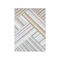decoracion de pared de vidrio multicolor 50 x 70 cm patron a rayas mosaico tembesi
