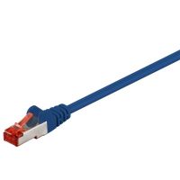 cable de red goobay 95482 cat6 sftp 10 m azul