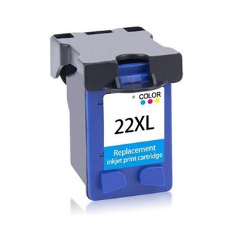 Inkpro Cartucho Tinta Compatible con HP N22XL Tricolor