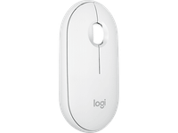 raton inalambrico - logitech pebble 2 m350s ambidiestro multidispositivo 4000 ppp botones personalizables windows-mac clics silenciosos blanco