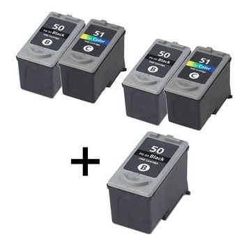 Compatible Multipack Canon Pixma MP460 Printer Ink Cartridges (5 Pack) -0616B001