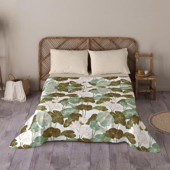 Naturals - Juego De Sábanas Estampadas 4 Piezas Cama 180 - Algodón - Nufar