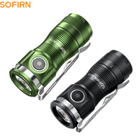 linterna tactica recargable sofirn mini sc13 sst40 led 1300lm 6000k con llavero luz led de emergencia con iman