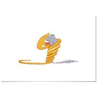 cuadro lienzo el principito serpiente comiendo 100x70cm
