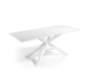 mesa de comedor extensible de diseno blanco 1602109076 cm